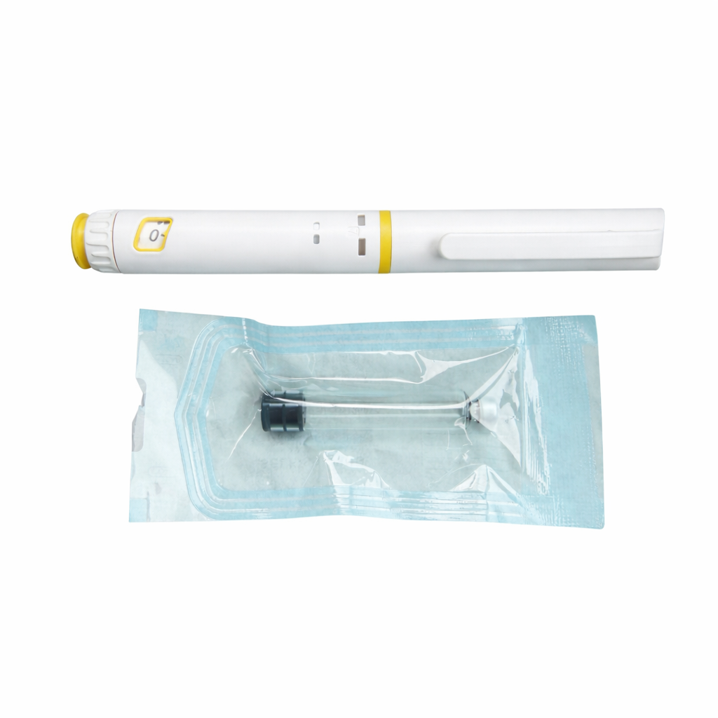 Disposable Pen x 10, 3ml Cartridge x 10, Disposable needle x 100.