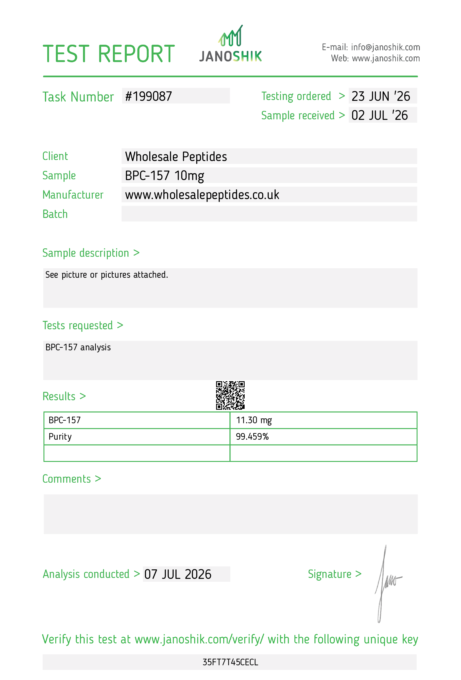 BPC 157  x 10 vials